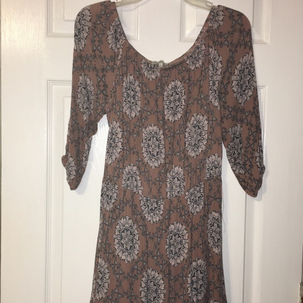 Paisley pink summer dress